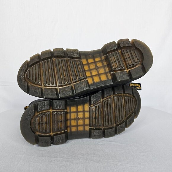 DOC MARTENS AirWair Men's Black Combs Leather Boots, Size 8M - Picture 10 of 15